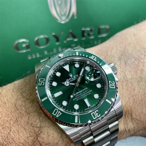 rolex gmt o submariner green|rolex submariner meteorite dial.